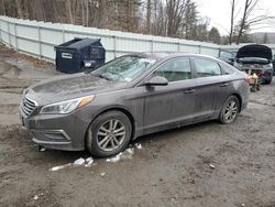 Salvage cars for sale at Center Rutland, VT auction: 2015 Hyundai Sonata SE