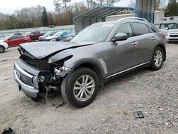 Salvage cars for sale from Copart Augusta, GA: 2017 Infiniti QX70