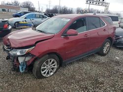 Salvage cars for sale from Copart Columbus, OH: 2018 Chevrolet Equinox LT