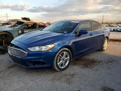 Salvage cars for sale at Tucson, AZ auction: 2018 Ford Fusion SE