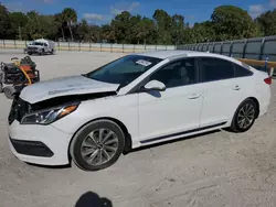 Salvage cars for sale at Fort Pierce, FL auction: 2016 Hyundai Sonata Sport