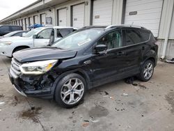 Salvage cars for sale at Louisville, KY auction: 2018 Ford Escape Titanium