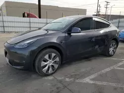 Salvage cars for sale at Sun Valley, CA auction: 2024 Tesla Model Y