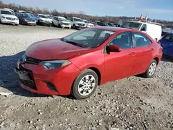 Toyota Corolla l salvage cars for sale: 2016 Toyota Corolla L