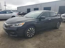 Salvage cars for sale at Jacksonville, FL auction: 2017 Honda Accord Hybrid EXL