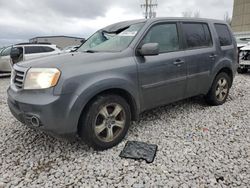 Salvage cars for sale at Wayland, MI auction: 2012 Honda Pilot EXL