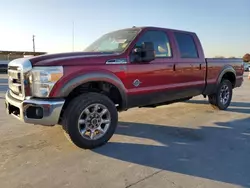 Salvage trucks for sale at Grand Prairie, TX auction: 2016 Ford F250 Lariat