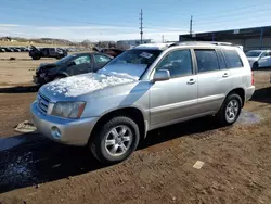 2001 Toyota Highlander en venta en Colorado Springs, CO