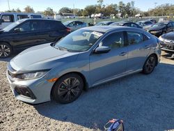 Honda salvage cars for sale: 2018 Honda Civic EXL