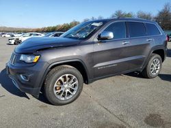 Salvage cars for sale at Brookhaven, NY auction: 2015 Jeep Grand Cherokee Limited