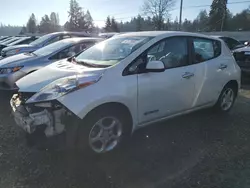 Nissan Vehiculos salvage en venta: 2015 Nissan Leaf S