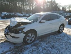 Salvage cars for sale at North Billerica, MA auction: 2011 Honda Accord Crosstour EXL