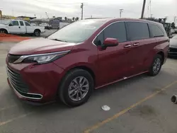 2022 Toyota Sienna XLE en venta en Los Angeles, CA