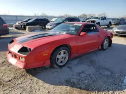 Salvage cars for sale at Kansas City, KS auction: 1992 Chevrolet Camaro Z28