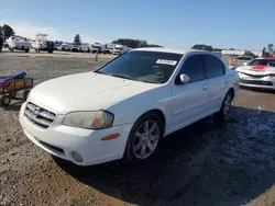 Salvage cars for sale at Lumberton, NC auction: 2002 Nissan Maxima GLE