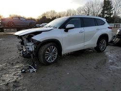 Toyota Vehiculos salvage en venta: 2020 Toyota Highlander Platinum