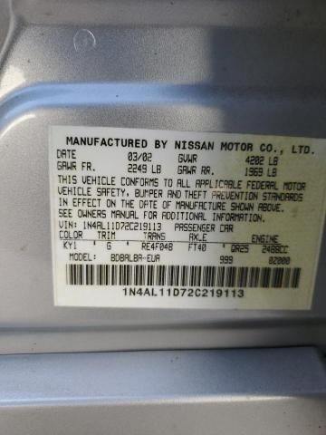 2002 Nissan Altima Base