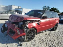 Land Rover Range Rover salvage cars for sale: 2021 Land Rover Range Rover Sport HSE Silver Edition