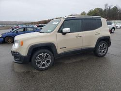 Salvage cars for sale at Brookhaven, NY auction: 2015 Jeep Renegade Limited