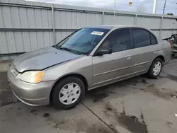 Salvage cars for sale at Littleton, CO auction: 2003 Honda Civic LX