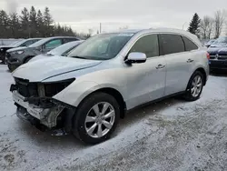 Salvage cars for sale at Bowmanville, ON auction: 2014 Acura MDX Advance