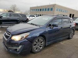 Salvage cars for sale at Littleton, CO auction: 2016 Subaru Impreza Sport Premium