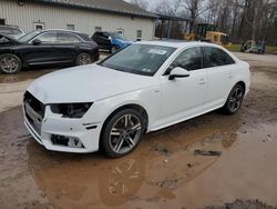 Salvage cars for sale at York Haven, PA auction: 2018 Audi A4 Premium Plus