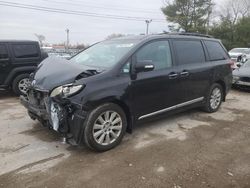 Toyota salvage cars for sale: 2013 Toyota Sienna XLE