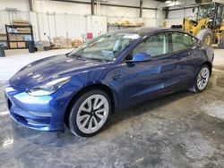 Tesla Model 3 salvage cars for sale: 2022 Tesla Model 3