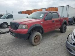 Salvage cars for sale from Copart Bridgeton, MO: 2007 Ford F150 Supercrew