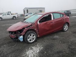 Salvage cars for sale from Copart Airway Heights, WA: 2018 Chevrolet Cruze LT