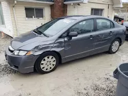 Salvage cars for sale at Northfield, OH auction: 2010 Honda Civic VP