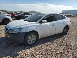 Nissan Sentra s Vehiculos salvage en venta: 2017 Nissan Sentra S