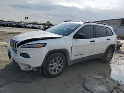 Salvage SUVs for sale at auction: 2015 Jeep Cherokee Sport