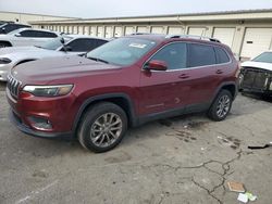 Salvage cars for sale at Louisville, KY auction: 2021 Jeep Cherokee Latitude LUX