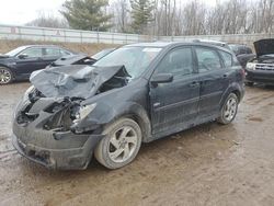 Salvage cars for sale at Davison, MI auction: 2007 Pontiac Vibe