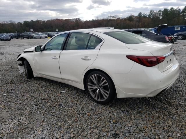 2022 Infiniti Q50 Sensory