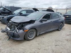 Salvage cars for sale at Haslet, TX auction: 2017 Honda Civic LX