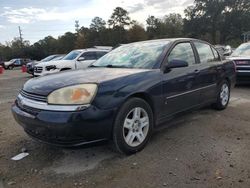 Salvage cars for sale at Savannah, GA auction: 2006 Chevrolet Malibu LT