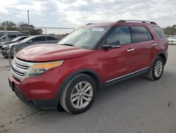 Salvage cars for sale at Orlando, FL auction: 2013 Ford Explorer XLT