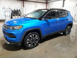 Jeep salvage cars for sale: 2022 Jeep Compass Limited