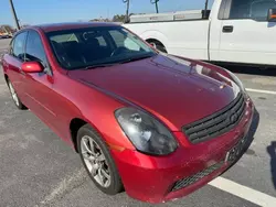 Infiniti Vehiculos salvage en venta: 2006 Infiniti G35