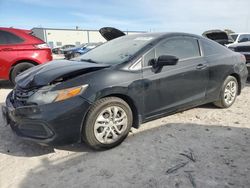 Salvage cars for sale from Copart Haslet, TX: 2015 Honda Civic LX