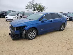 2017 Ford Fusion Titanium Phev en venta en San Antonio, TX