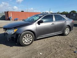 Toyota salvage cars for sale: 2013 Toyota Camry L