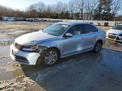 Salvage cars for sale at North Billerica, MA auction: 2015 Volkswagen Jetta SE