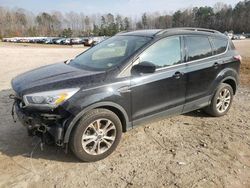 Salvage cars for sale at Charles City, VA auction: 2018 Ford Escape SEL