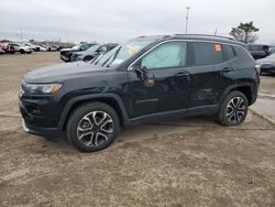 Jeep Compass Limited salvage cars for sale: 2022 Jeep Compass Limited