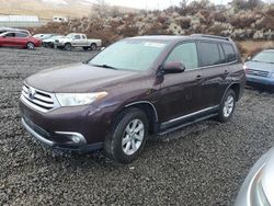 Salvage cars for sale at Reno, NV auction: 2013 Toyota Highlander Base