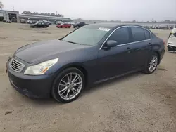 Salvage cars for sale at Harleyville, SC auction: 2007 Infiniti G35